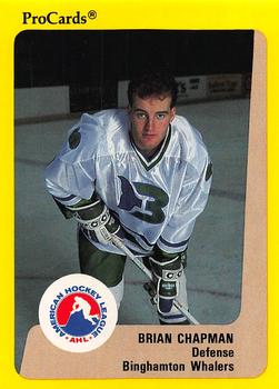 1989-90 ProCards AHL #299 Brian Chapman Front
