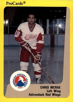 1989-90 ProCards AHL #308 Chris McRae Front