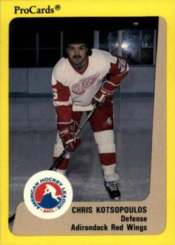 1989-90 ProCards AHL #309 Chris Kotsopoulos Front