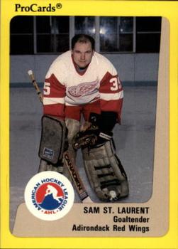 1989-90 ProCards AHL #315 Sam St. Laurent Front