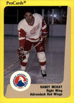 1989-90 ProCards AHL #318 Randy McKay Front