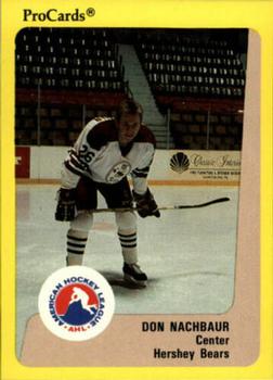 1989-90 ProCards AHL #345 Don Nachbaur Front