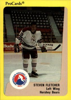 1989-90 ProCards AHL #347 Steven Fletcher Front
