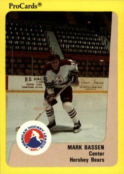 1989-90 ProCards AHL #355 Mark Bassen Front