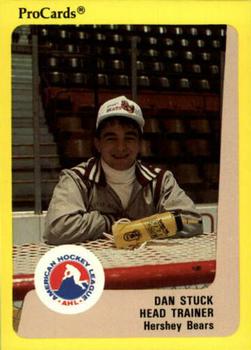 1989-90 ProCards AHL #358 Dan Stuck Front