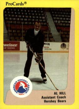 1989-90 ProCards AHL #359 Al Hill Front