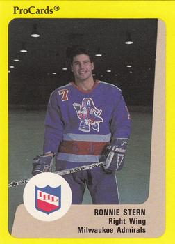 1989-90 ProCards IHL #179 Ronnie Stern Front