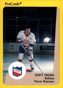 1989-90 ProCards IHL #4 Scott Paluch Front