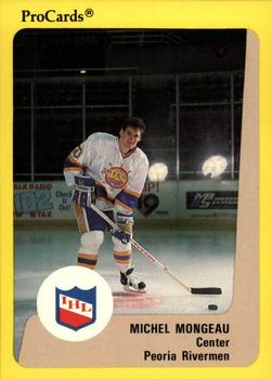1989-90 ProCards IHL #17 Michel Mongeau Front