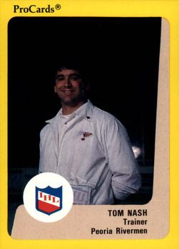 1989-90 ProCards IHL #18 Tom Nash Front