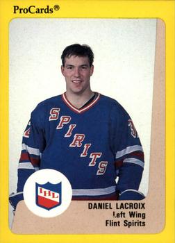 1989-90 ProCards IHL #31 Daniel Lacroix Front