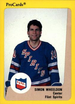 1989-90 ProCards IHL #39 Simon Wheeldon Front