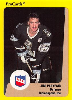 1989-90 ProCards IHL #62 Jim Playfair Front