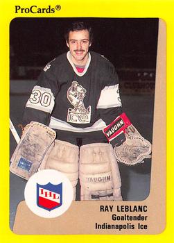 1989-90 ProCards IHL #67 Ray LeBlanc Front
