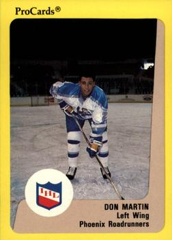 1989-90 ProCards IHL #102 Don Martin Front