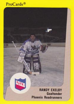 1989-90 ProCards IHL #115 Randy Exelby Front
