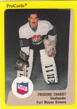 1989-90 ProCards IHL #135 Frederic Chabot Front