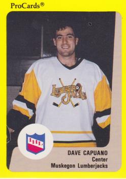 1989-90 ProCards IHL #145 Dave Capuano Front