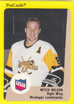 1989-90 ProCards IHL #149 Mitch Wilson Front