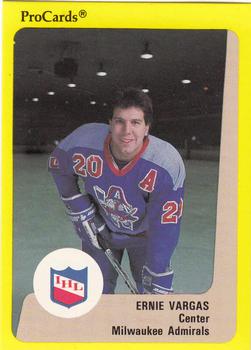 1989-90 ProCards IHL #170 Ernie Vargas Front