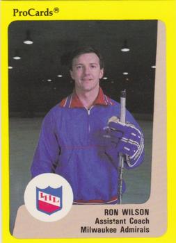 1989-90 ProCards IHL #188 Ron Wilson Front