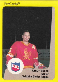1989-90 ProCards IHL #205 Randy Bucyk Front