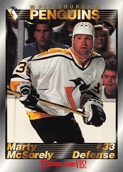 1993-94 Foodland Pittsburgh Penguins #5 Marty McSorley Front