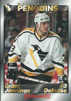 1993-94 Foodland Pittsburgh Penguins #2 Grant Jennings Front
