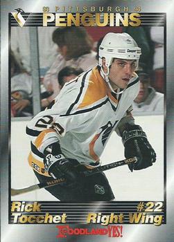 1993-94 Foodland Pittsburgh Penguins #4 Rick Tocchet Front