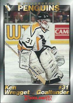 1993-94 Foodland Pittsburgh Penguins #10 Ken Wregget Front