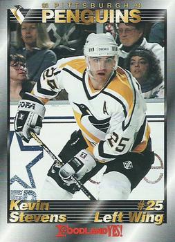 1993-94 Foodland Pittsburgh Penguins #17 Kevin Stevens Front