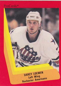 1990-91 ProCards AHL/IHL #284 Darcy Loewen Front
