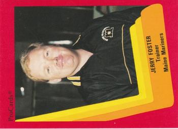 1990-91 ProCards AHL/IHL #NNO Jerry Foster Front