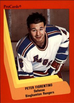 1990-91 ProCards AHL/IHL #5 Peter Fiorentino Front