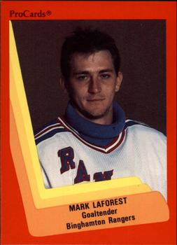 1990-91 ProCards AHL/IHL #13 Mark Laforest Front