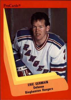 1990-91 ProCards AHL/IHL #19 Eric Germain Front