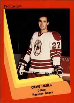 1990-91 ProCards AHL/IHL #30 Craig Fisher Front