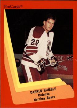 1990-91 ProCards AHL/IHL #34 Darren Rumble Front