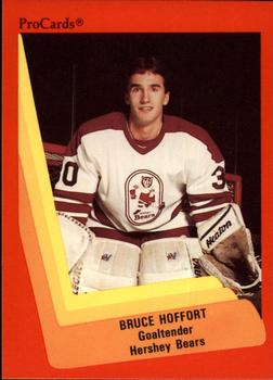 1990-91 ProCards AHL/IHL #36 Bruce Hoffort Front