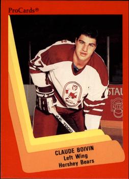 1990-91 ProCards AHL/IHL #48 Claude Boivin Front
