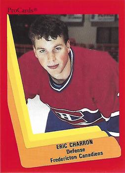 1990-91 ProCards AHL/IHL #56 Eric Charron Front