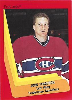 1990-91 ProCards AHL/IHL #60 John Ferguson Front