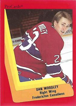 1990-91 ProCards AHL/IHL #64 Dan Woodley Front