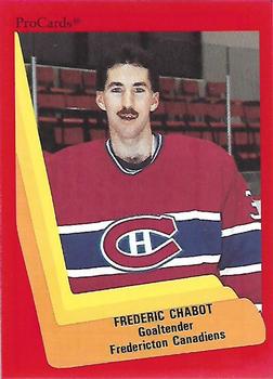 1990-91 ProCards AHL/IHL #66 Frederic Chabot Front