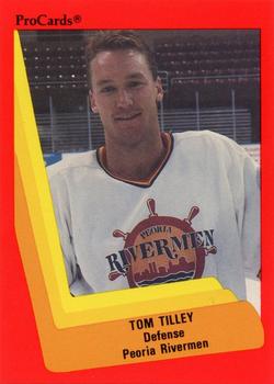 1990-91 ProCards AHL/IHL #83 Tom Tilley Front