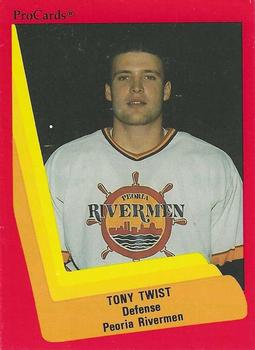 1990-91 ProCards AHL/IHL #85 Tony Twist Front