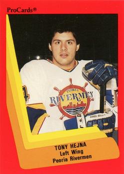 1990-91 ProCards AHL/IHL #90 Tony Hejna Front