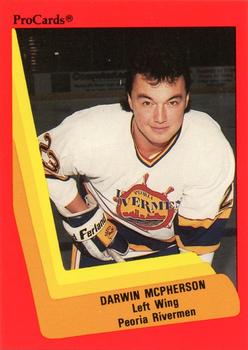 1990-91 ProCards AHL/IHL #94 Darwin McPherson Front