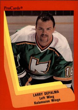 1990-91 ProCards AHL/IHL #111 Larry DePalma Front