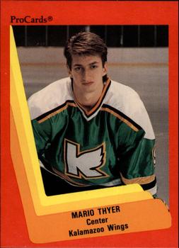 1990-91 ProCards AHL/IHL #119 Mario Thyer Front